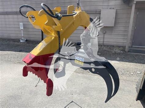 mini excavator log grapple with heel rack|mini excavator mechanical grapple.